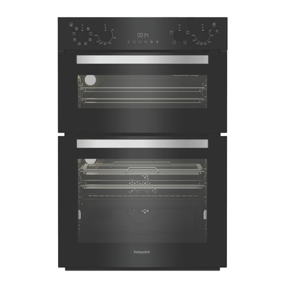 Hotpoint DIH82G1AB Built-In Electric Double Oven with Air Fry - Black