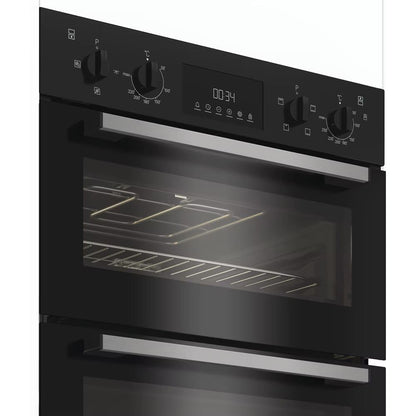 Indesit DII 10D B Built In Electric Double Oven - Black