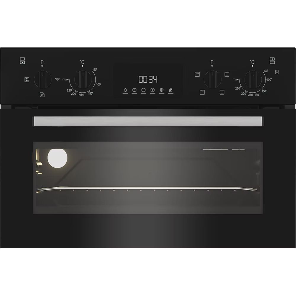 Indesit DII 10D B Built In Electric Double Oven - Black