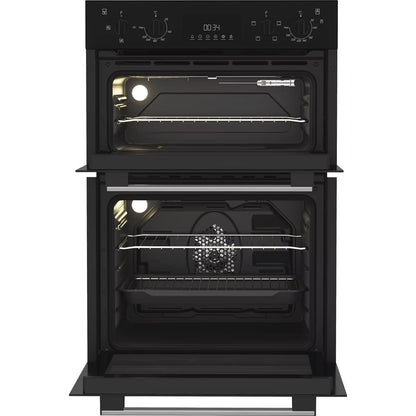 Indesit DII 10D B Built In Electric Double Oven - Black