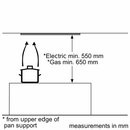 Bosch DLN53AA70B Series 2 54cm Canopy Cooker Hood - Stainless Steel