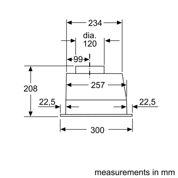 Bosch DLN53AA70B Series 2 54cm Canopy Cooker Hood - Stainless Steel