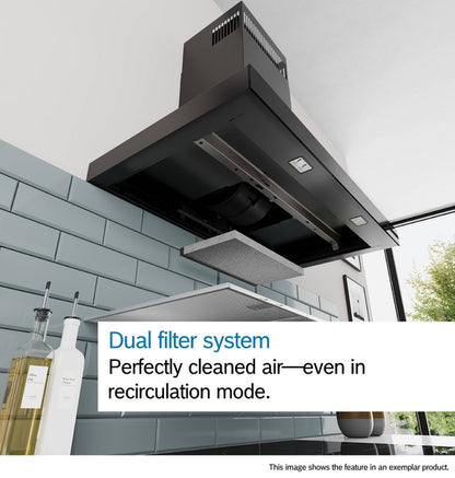 Bosch DWB95CC30B Series 4 90cm Box Design Chimney Cooker Hood - Stainless Steel