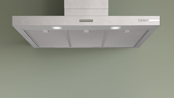 Bosch DWB95CC30B Series 4 90cm Box Design Chimney Cooker Hood - Stainless Steel