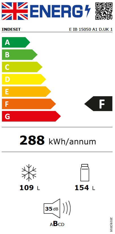 Indesit E IB 15050 A1 D.UK 1 Fridge Freezer