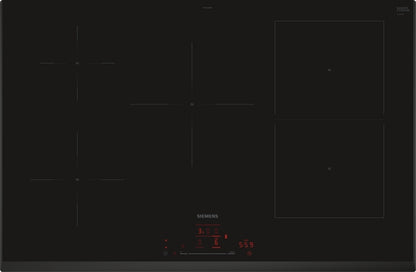 Siemens ED851HWB1E iQ500 80cm 5 Zone Induction Hob - Black
