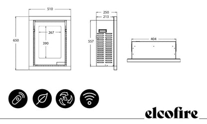 Elcofire Raven 400 Electric Stove