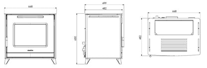 Elcofire Strata 17 Pellet Boiler Stove