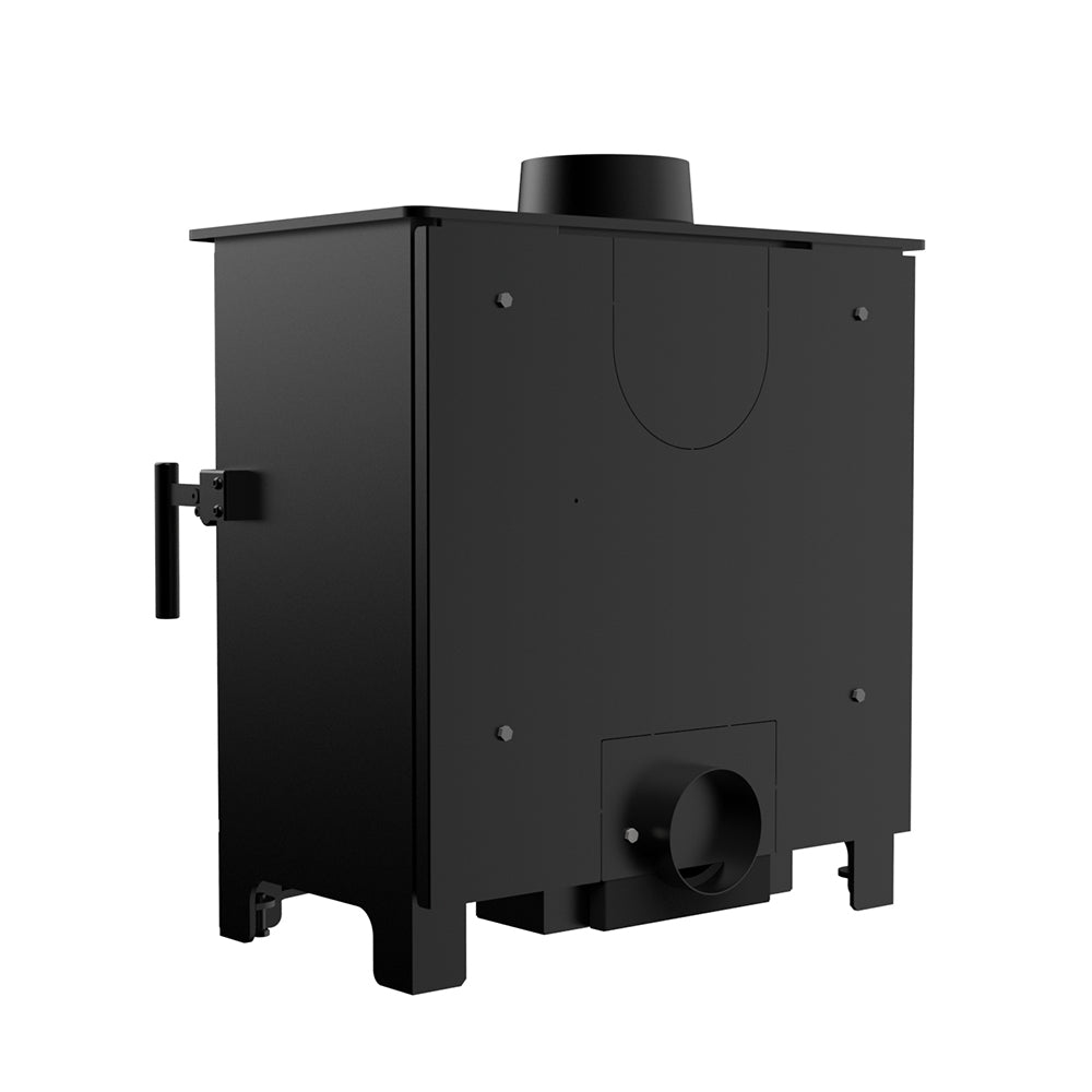 Elcofire Terra Woodburning Stove - Matt Black