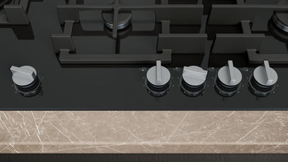Siemens EP9A6MI40 iQ-500 90cm Frameless Gas On Glass Hob - Black