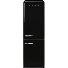 Smeg FAB32RBL5UK 60cm 50s Style Right Hand Hinge Fridge Freezer, Black