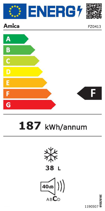 Amica FZ041.3 Table Top (Compact) Freezer
