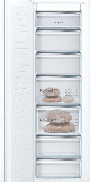 Bosch GIN81VEE0G Series 4 Built-In NoFrost Tall Freezer