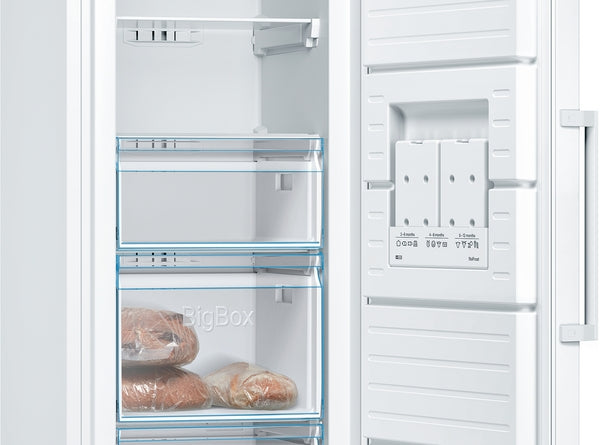 Bosch GSN36VWEPG Series 4 Freestanding Frost Free Freezer - White