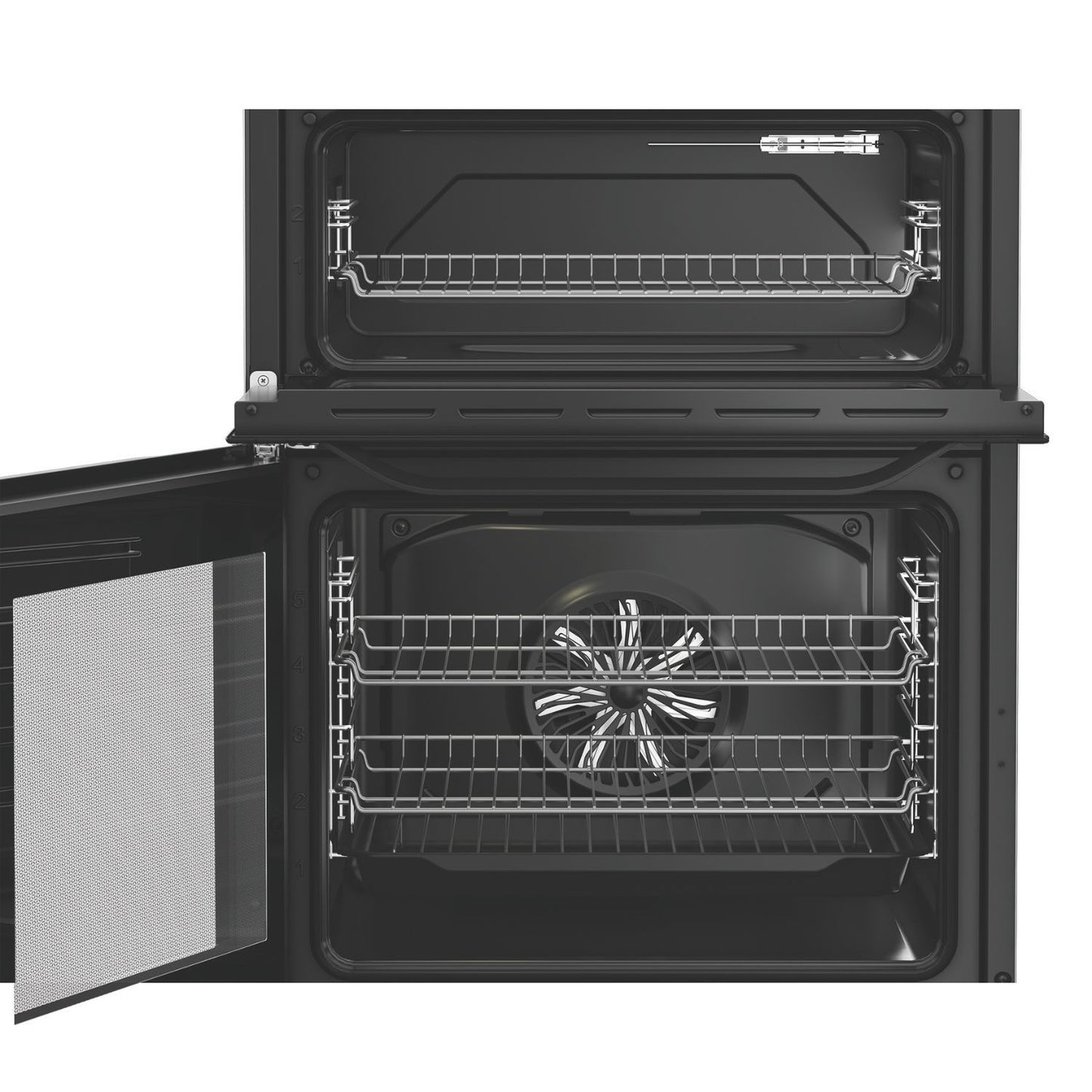 Hotpoint HDE6VDB1 60 cm Electric Ceramic Cooker - Black