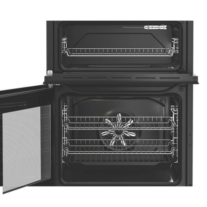 Hotpoint HDE6VDB1 60 cm Electric Ceramic Cooker - Black