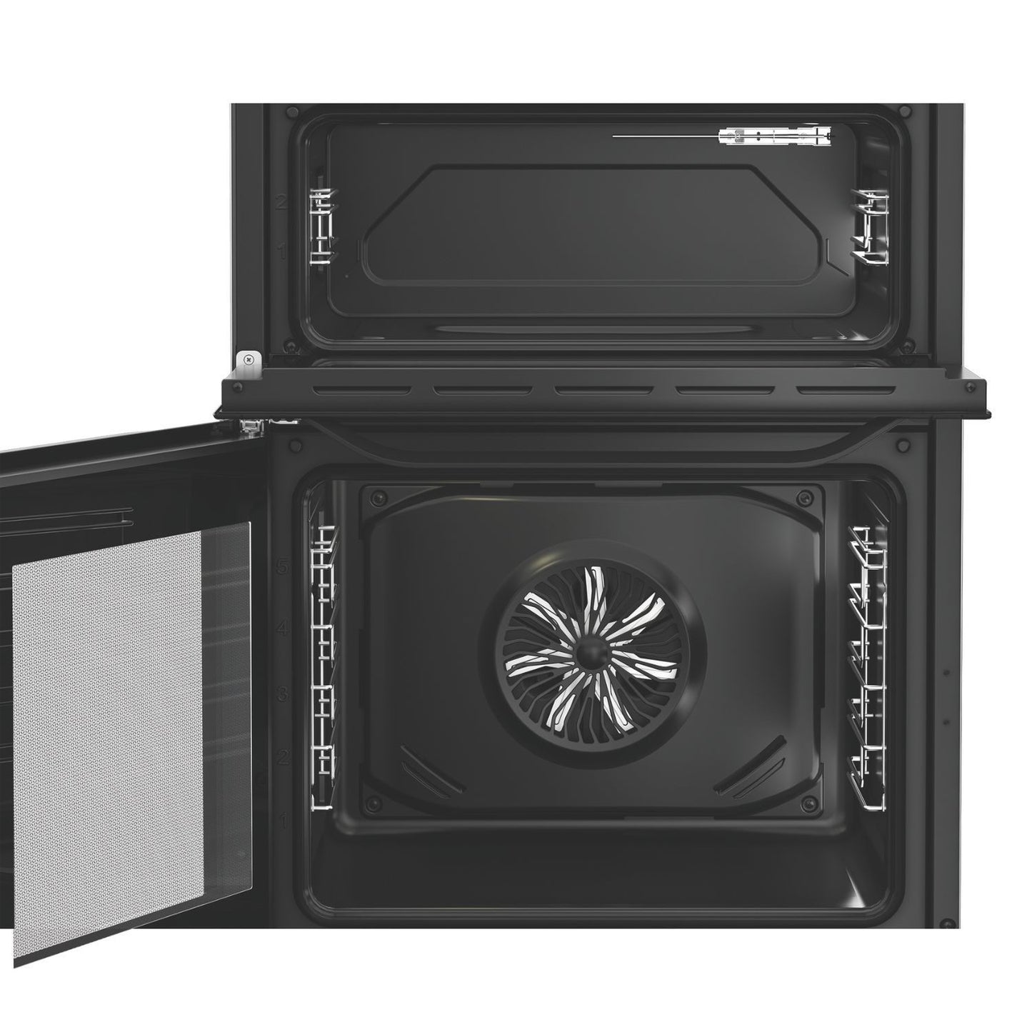 Hotpoint HDE6VDB1 60 cm Electric Ceramic Cooker - Black