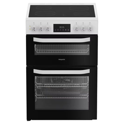 Hotpoint HDE6VDW Freestanding 60cm Cooker - White