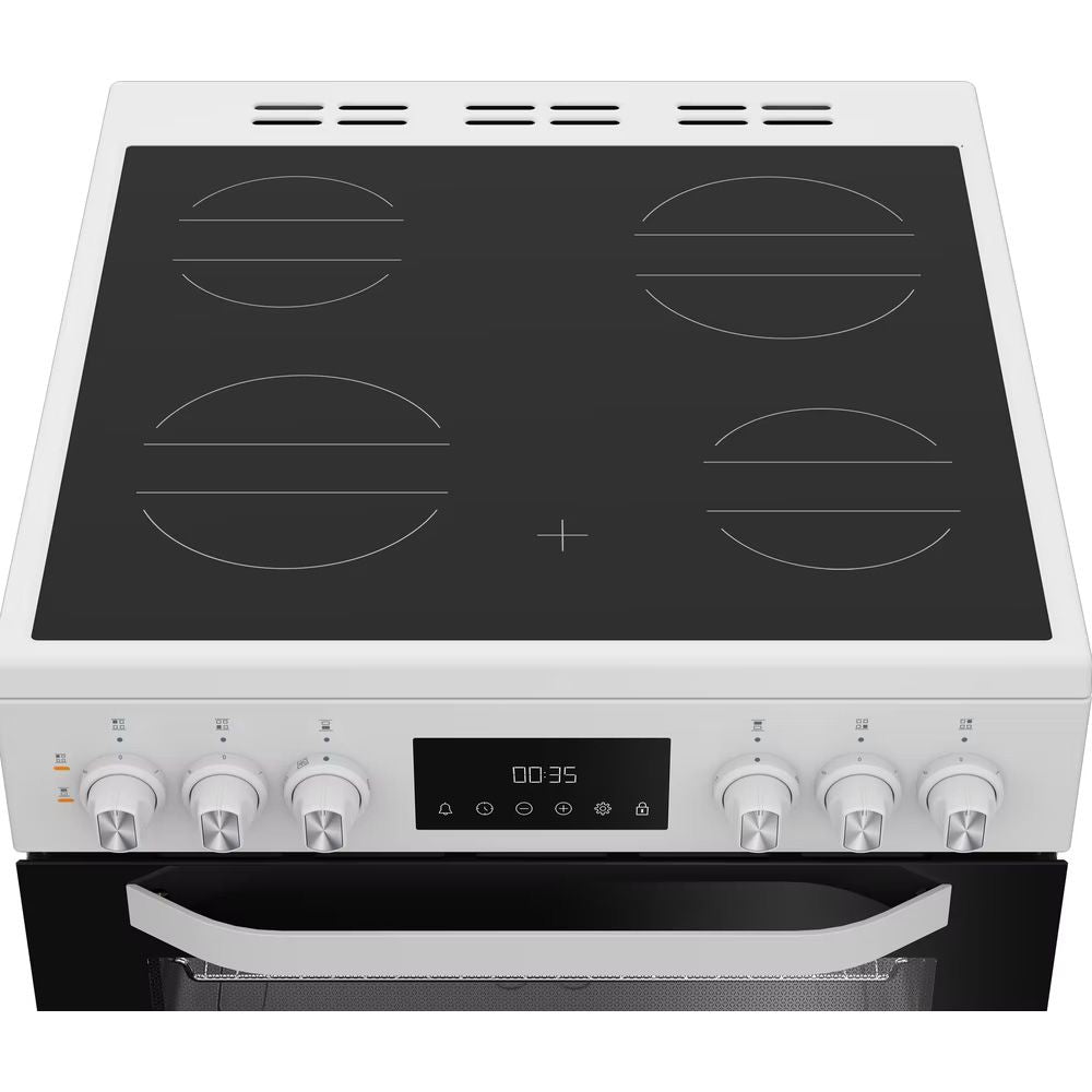 Hotpoint HDE6VDW Freestanding 60cm Cooker - White