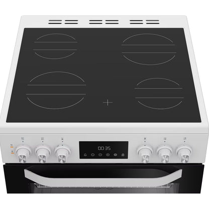 Hotpoint HDE6VDW Freestanding 60cm Cooker - White