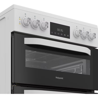 Hotpoint HDE6VDW Freestanding 60cm Cooker - White