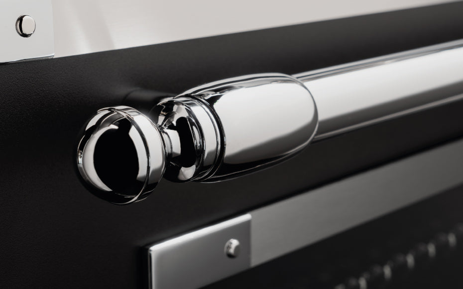 Bertazzoni HER126G2ENET2 120cm Heritage Dual Fuel Range Cooker - Black