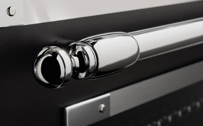Bertazzoni HER126G2ENET2 120cm Heritage Dual Fuel Range Cooker - Black