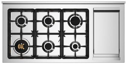 Bertazzoni HER126G2ENET2 120cm Heritage Dual Fuel Range Cooker - Black