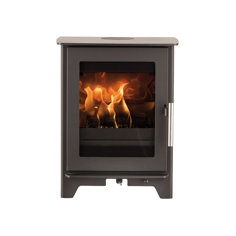 Heta Inspire 40 Woodburning Stove - Matt Black