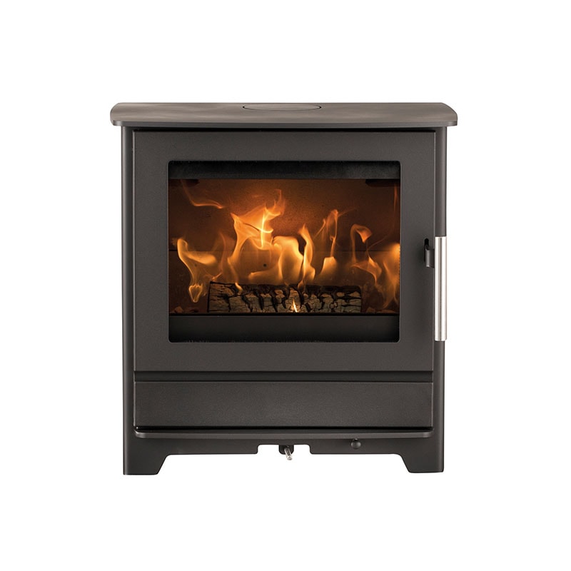 Heta Inspire 45 Woodburning Stove - Matt Black