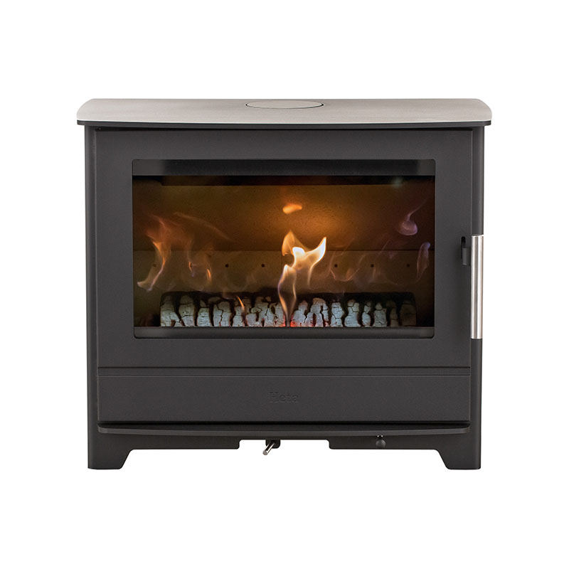 Heta Inspire 55 Woodburning Stove - Matt Black