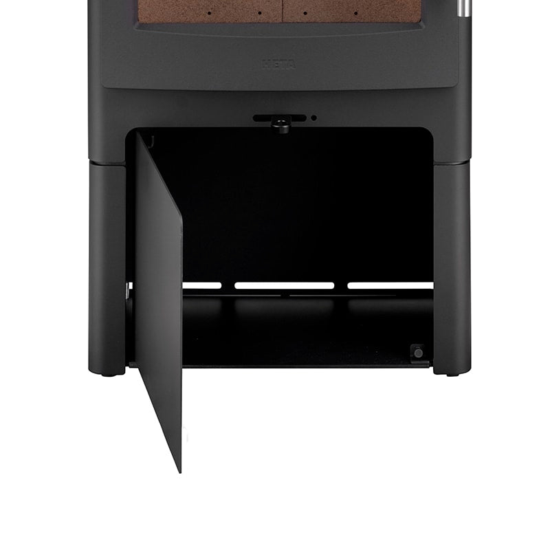 Heta Ambition 5 Multi-fuel Stove - Metallic Black