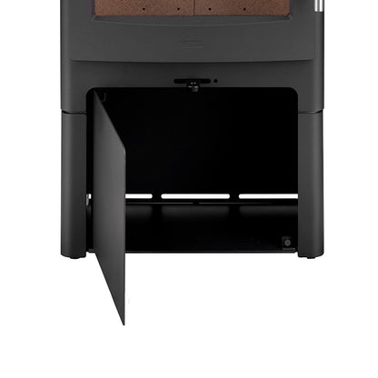Heta Ambition 5 Multi-fuel Stove - Metallic Black