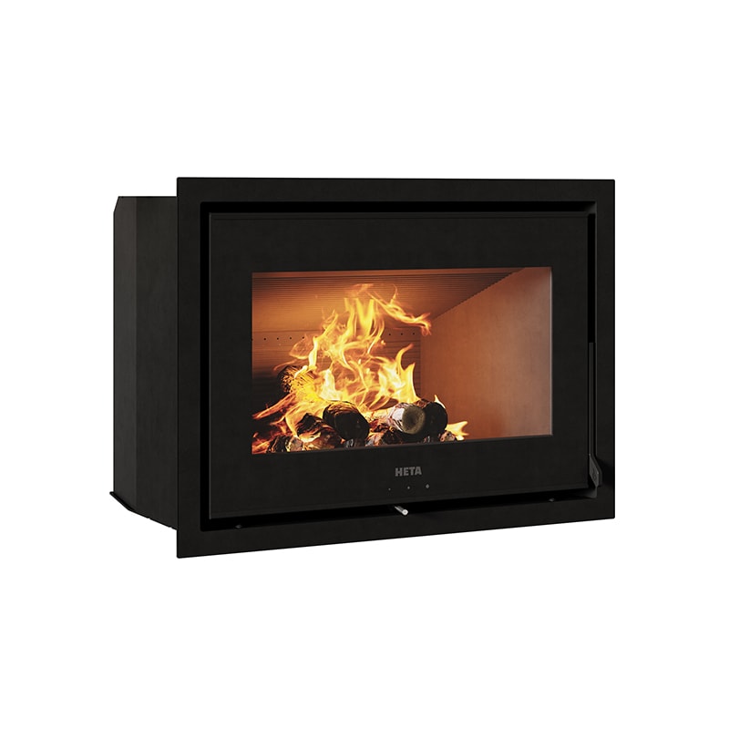 *DISPLAY MODEL* Heta Vista Insert Woodburning Stove - Matt Black