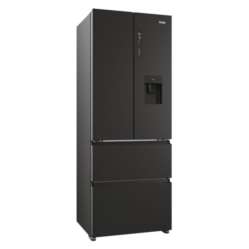 Haier HFR5719EWPB French Door Fridge Freezer - Slate Black - E Rated