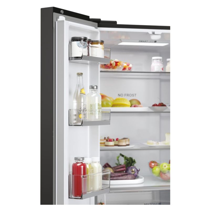 Haier HFR5719EWPB French Door Fridge Freezer - Slate Black - E Rated