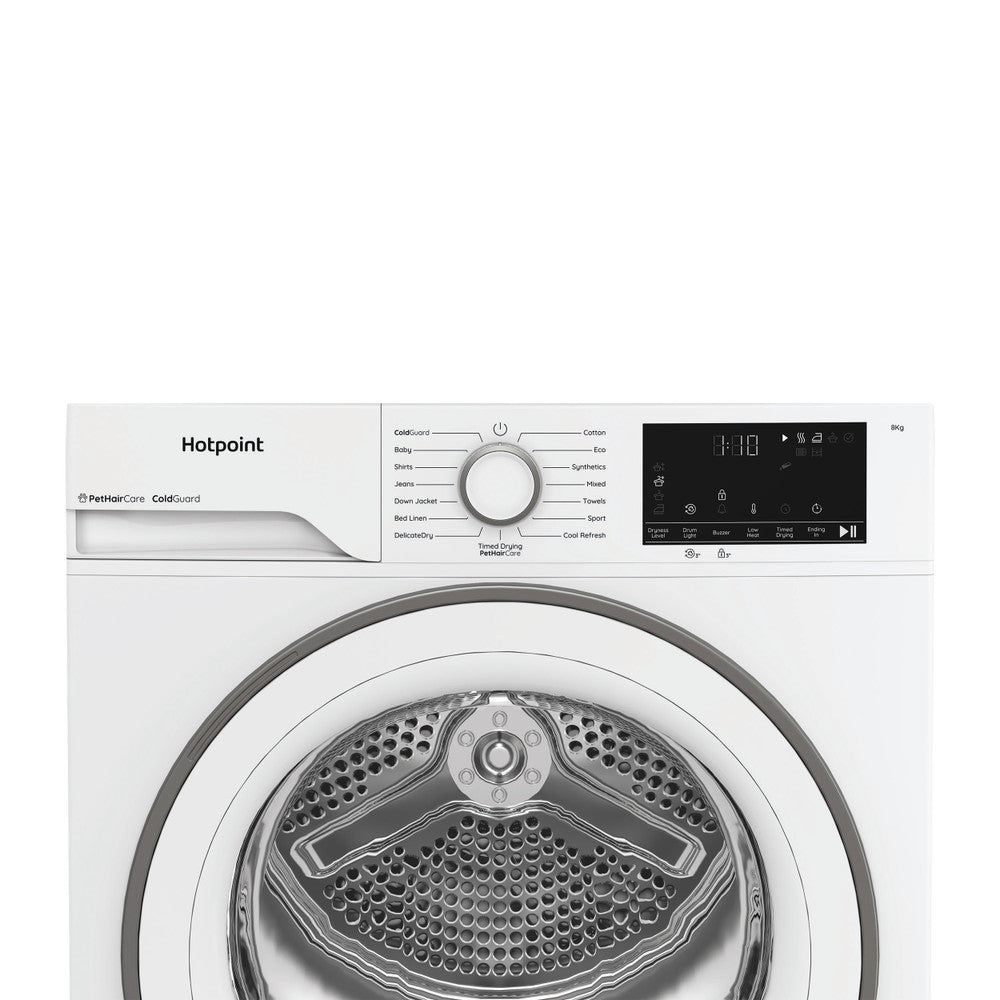 Hotpoint HHD D80 WW IRE 8kg Heat Pump Tumble Dryer - White