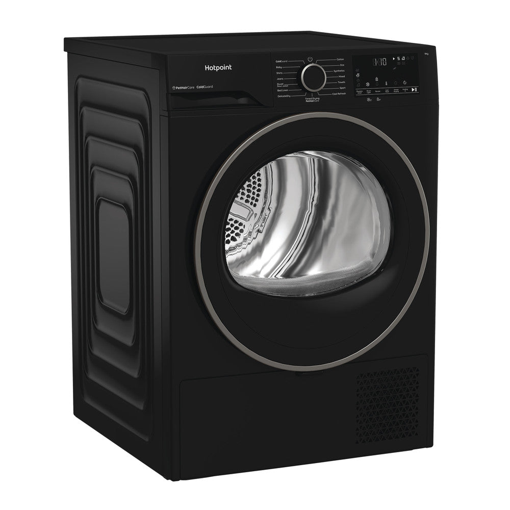 Hotpoint HHD W90 BB IRE 9kg Heat Pump Tumble Dryer - Black