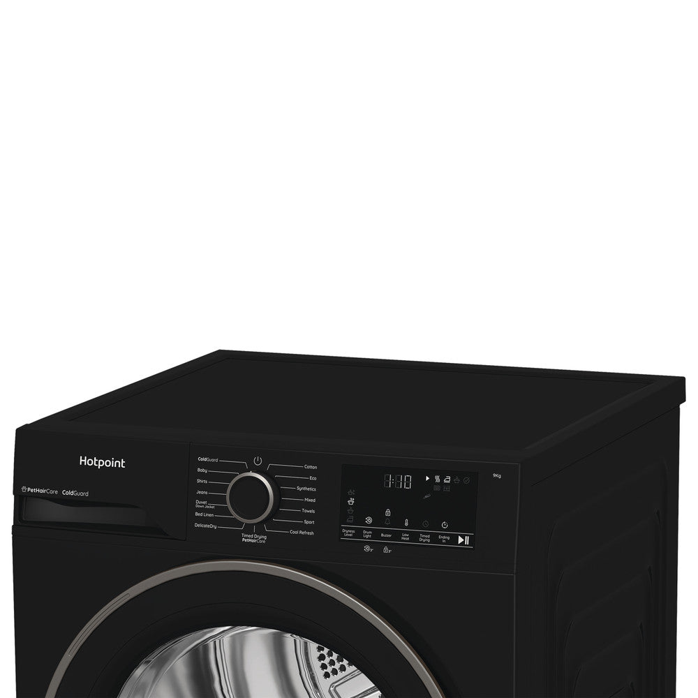 Hotpoint HHD W90 BB IRE 9kg Heat Pump Tumble Dryer - Black