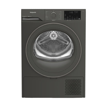 Hotpoint HHD W90 GG IRE 9kg Heat Pump Tumble Dryer - Manhattan Gray
