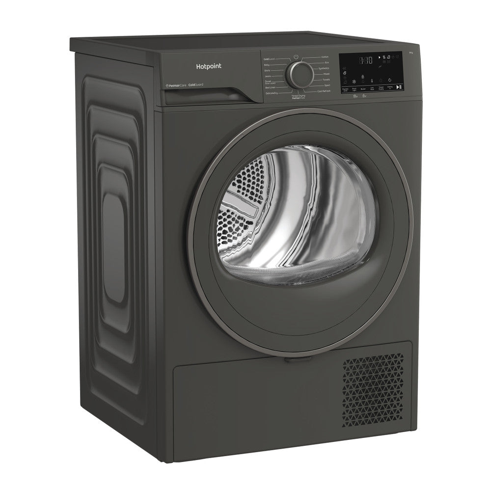 Hotpoint HHD W90 GG IRE 9kg Heat Pump Tumble Dryer - Manhattan Gray