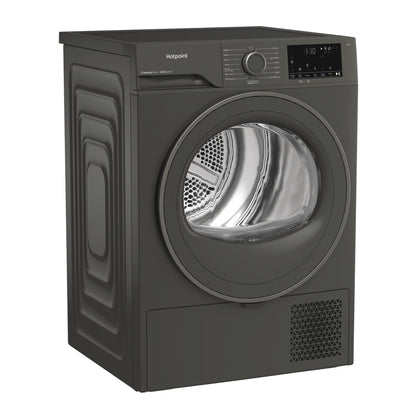 Hotpoint HHD W90 GG IRE 9kg Heat Pump Tumble Dryer - Manhattan Gray