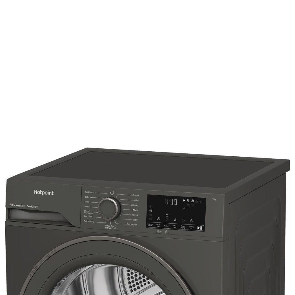 Hotpoint HHD W90 GG IRE 9kg Heat Pump Tumble Dryer - Manhattan Gray