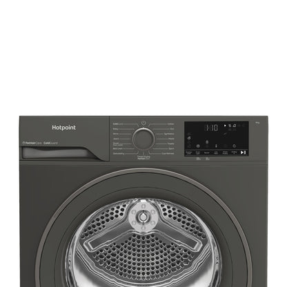 Hotpoint HHD W90 GG IRE 9kg Heat Pump Tumble Dryer - Manhattan Gray