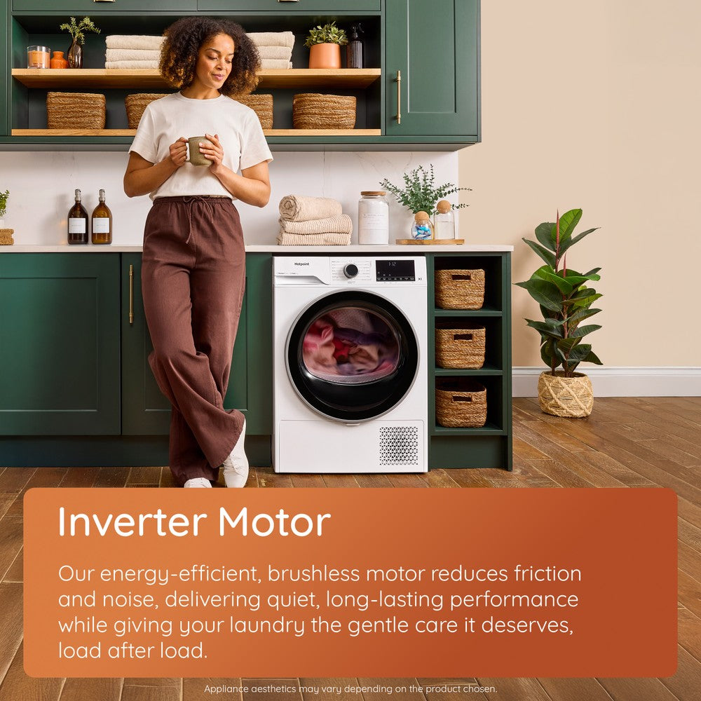 Hotpoint HHD W90 WW IRE 9kg Heat Pump Tumble Dryer - White