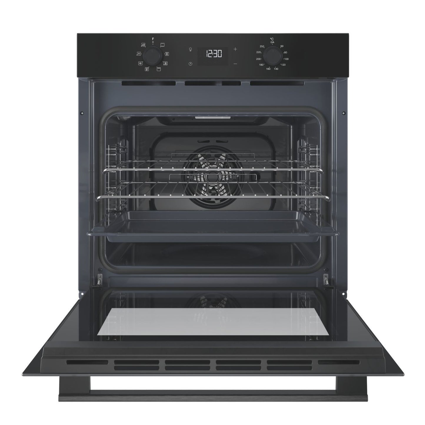 Hotpoint Class 2 HO455HBUK Electric Fan Assisted Single Oven - Black