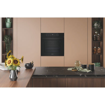 Hotpoint Class 2 HO455HBUK Electric Fan Assisted Single Oven - Black