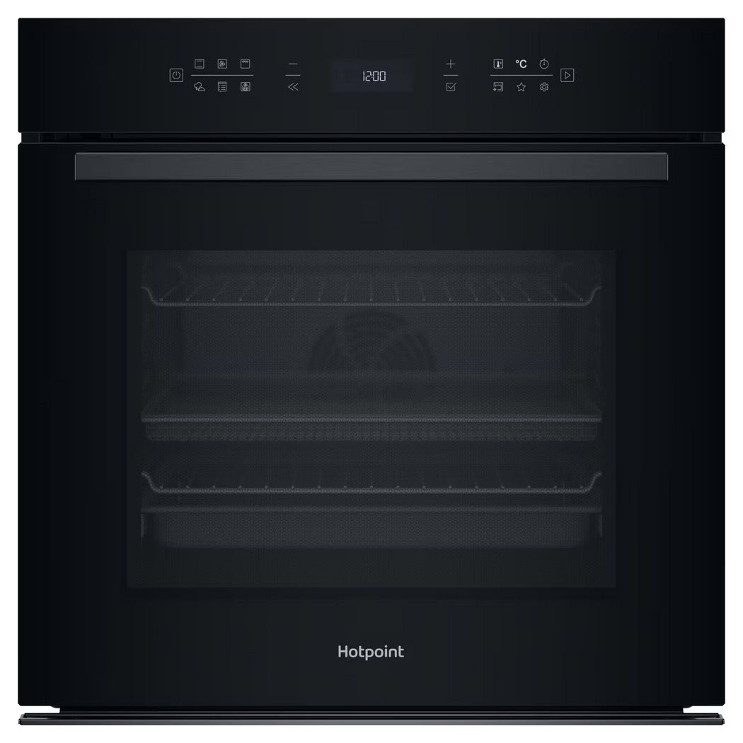 Hotpoint HOI68PT1SBUK Built In Pyrolytic Single Oven - Black