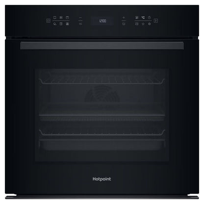 Hotpoint HOI68PT1SBUK Built In Pyrolytic Single Oven - Black