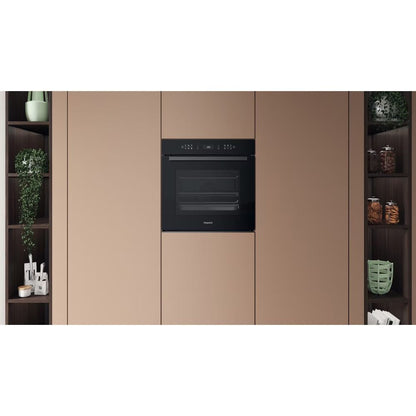 Hotpoint HOI68PT1SBUK Built In Pyrolytic Single Oven - Black